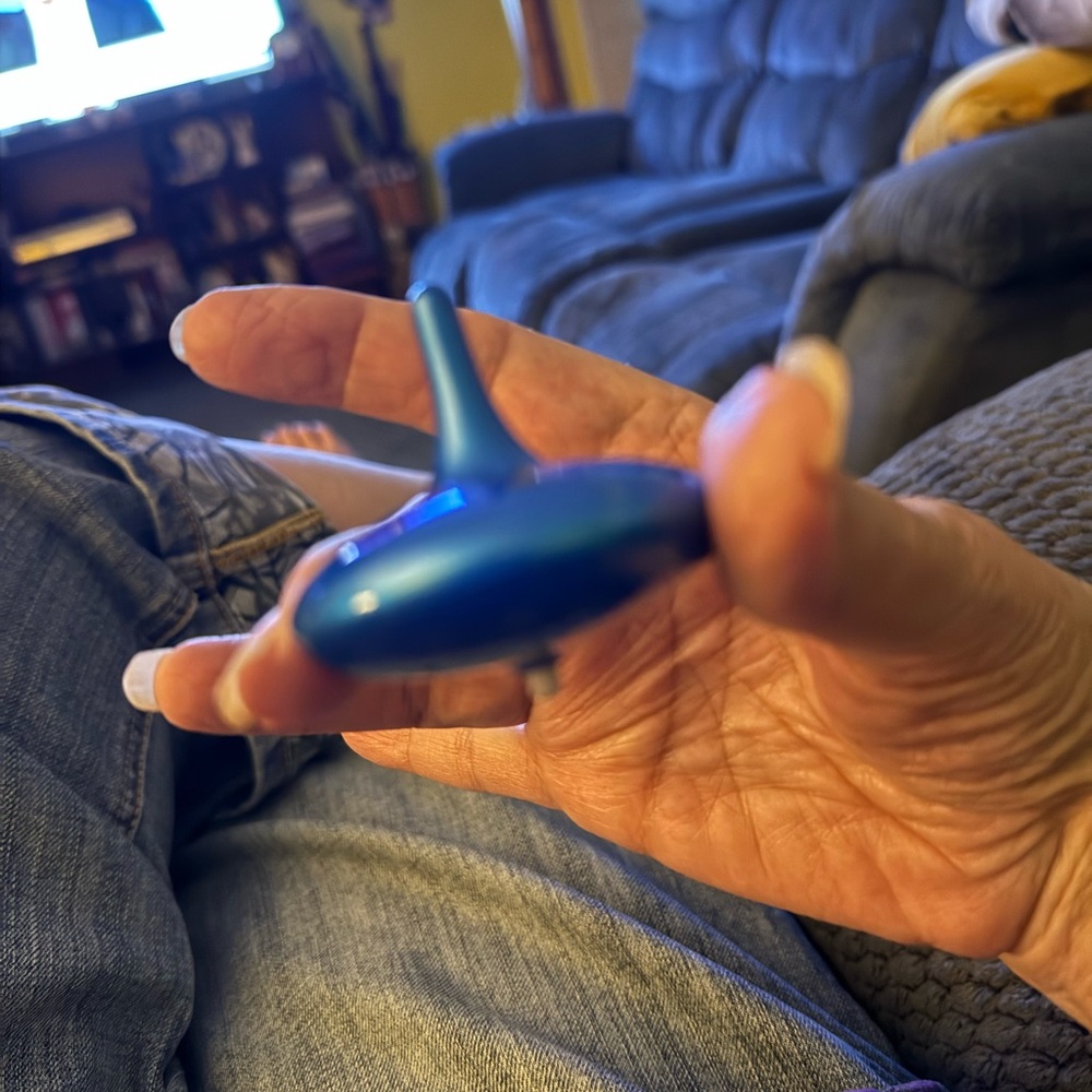 Blue Spinning Top Toy